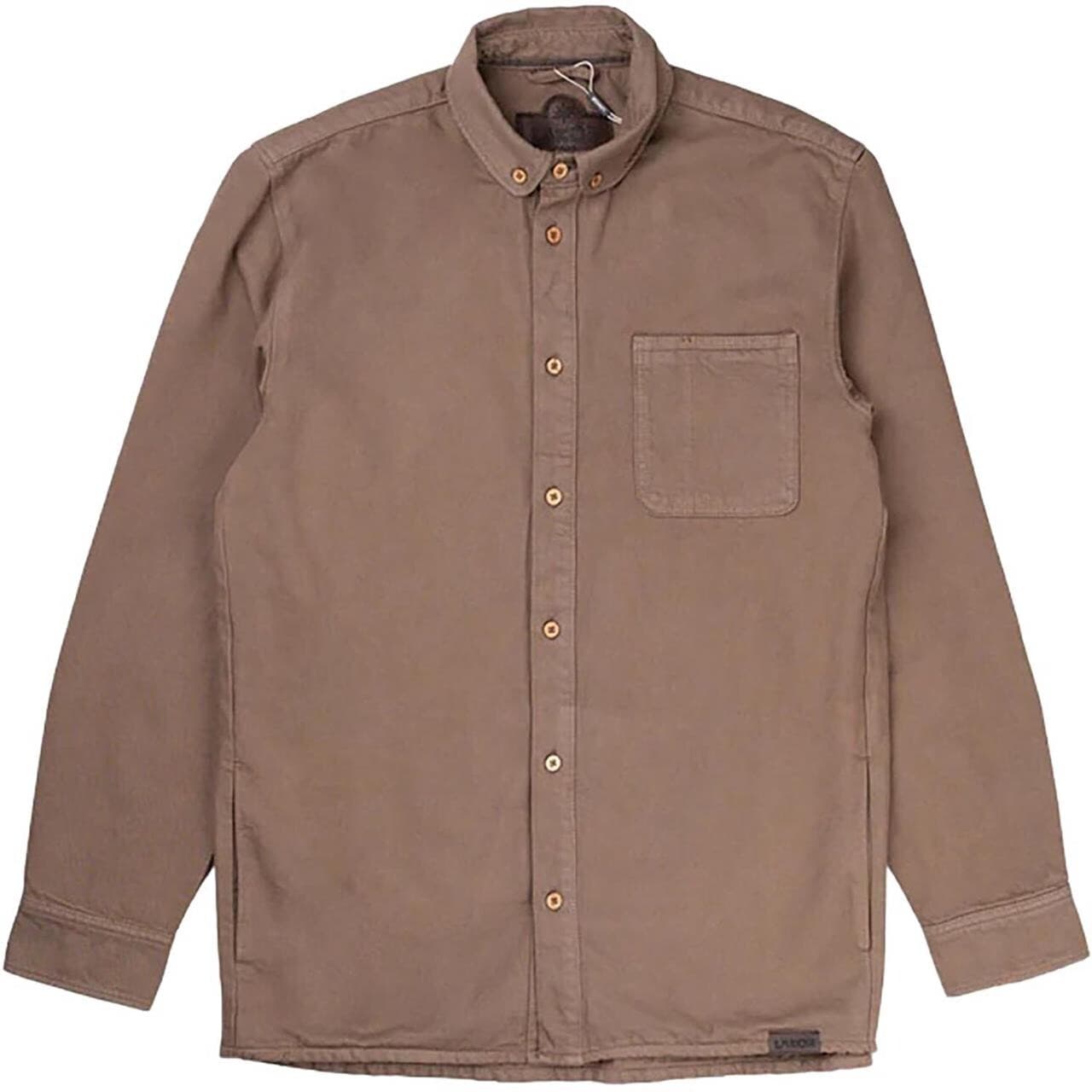 Lakor Mens Spork Overshirt (Brun (MOREL) Medium)