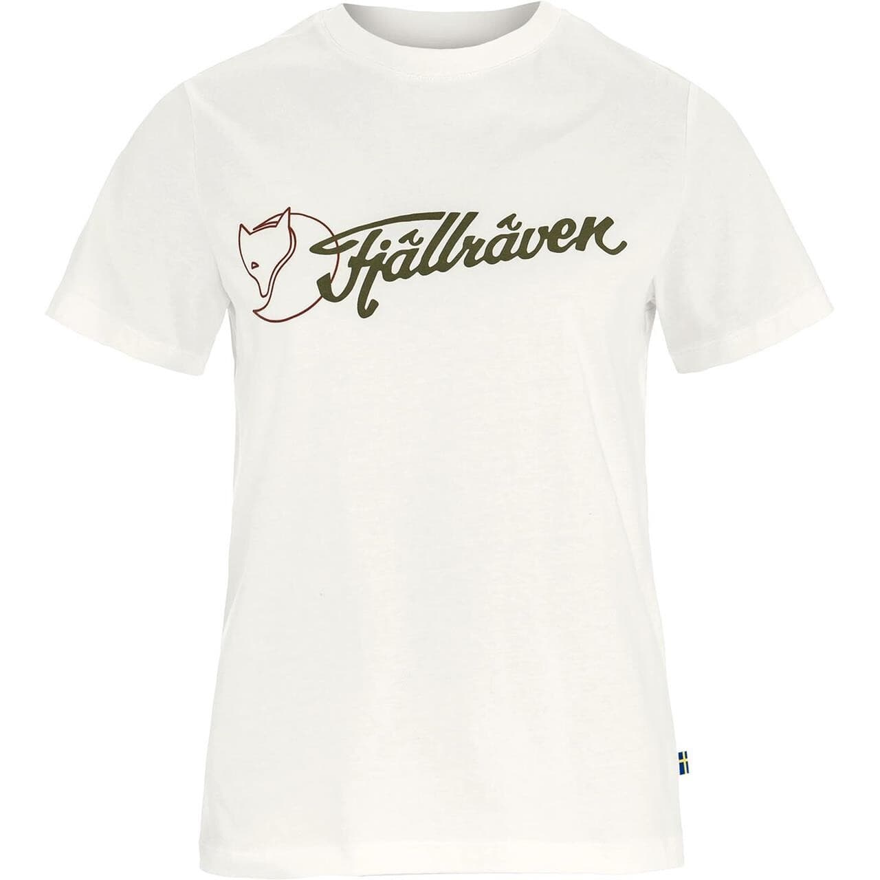Fjällräven Womens Archive Logo T-shirt (Hvid (EGGSHELL/111) Small)