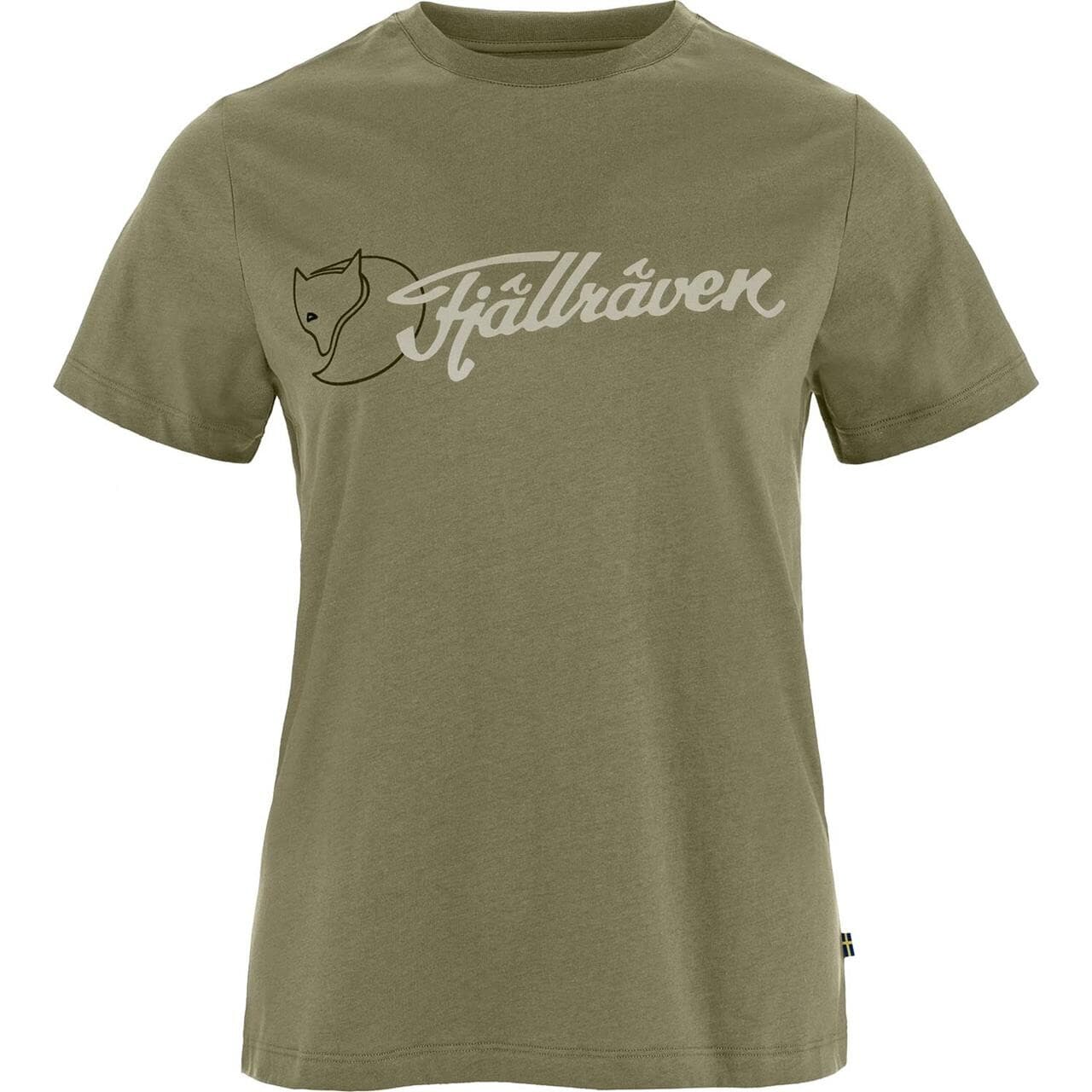 Fjällräven Womens Archive Logo T-shirt (Grøn (GREEN/620) X-small)