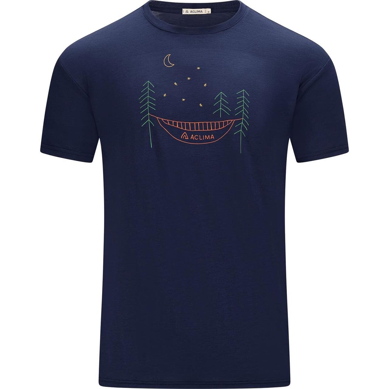 Aclima Mens LightWool 140 Tee Forest (Blå (NAVY BLAZER) Small)