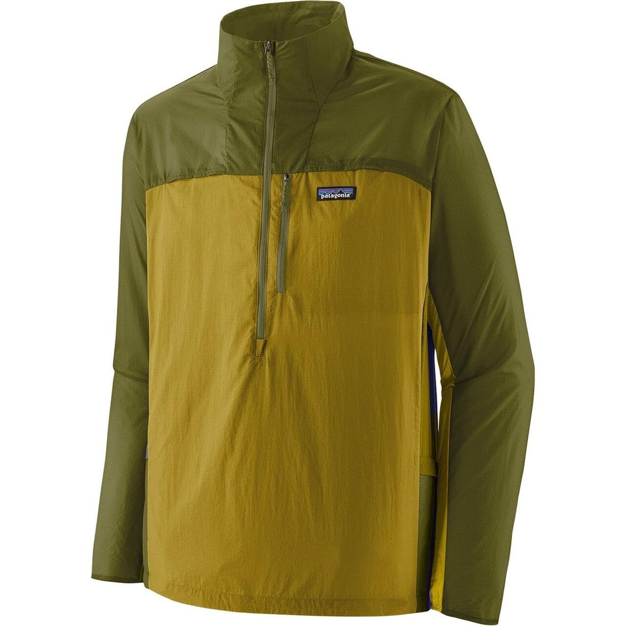 Patagonia Mens Houdini Stash 1/2 Zip P/o (Grøn (BUNDLE GREEN W/GRAZE GREEN) Large)