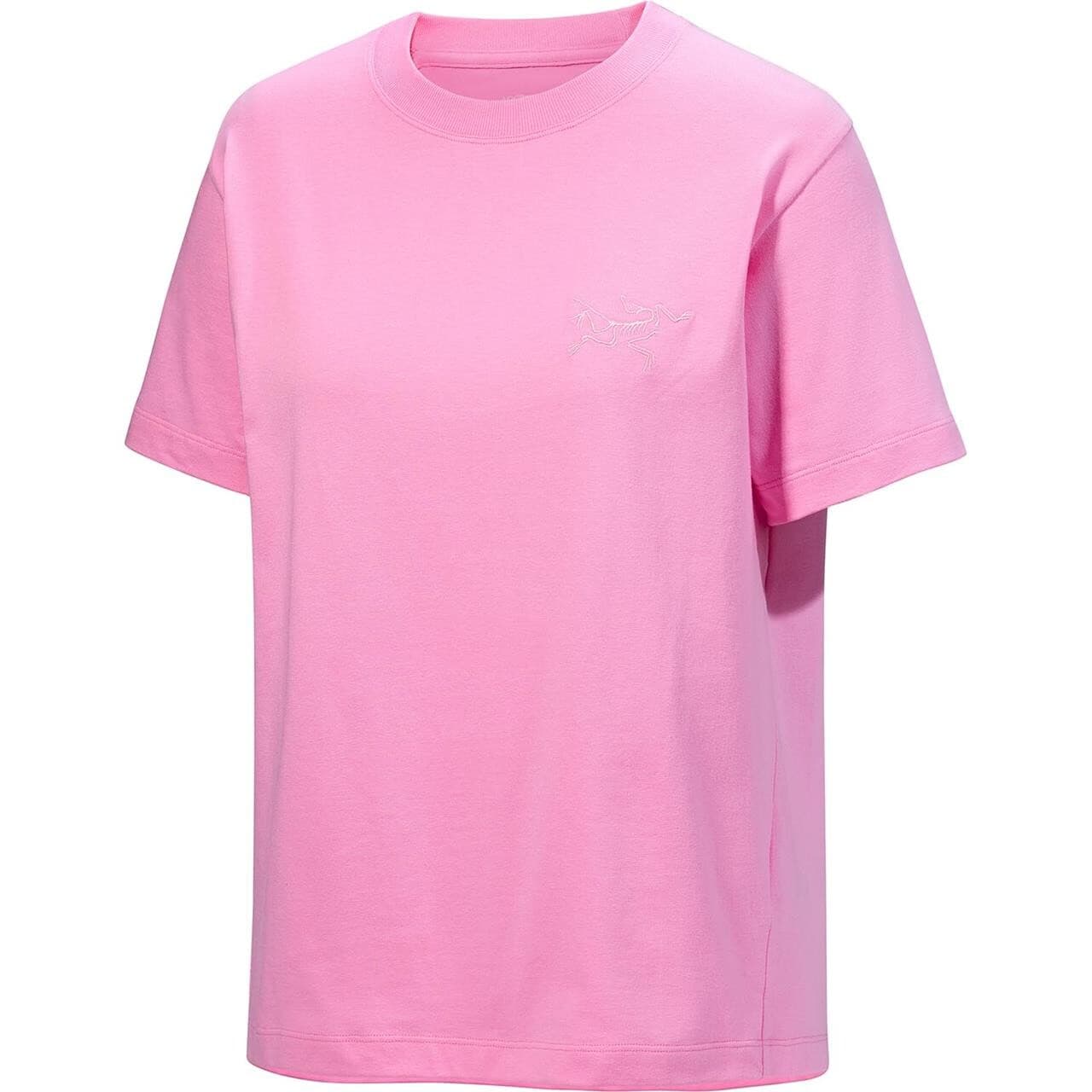 Arcteryx Womens Kragg Cotton Little Bird Crew S/S (Lyserød (PINEBERRY) Small)