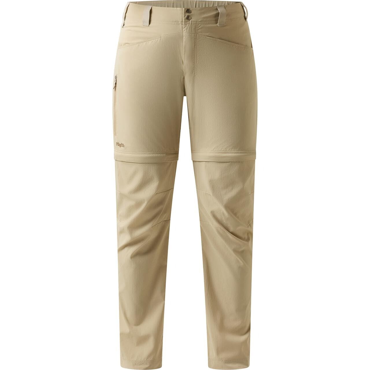 Haglöfs Womens Lite Standard Zip-off II Pant (Beige (CHALK BEIGE) 34)