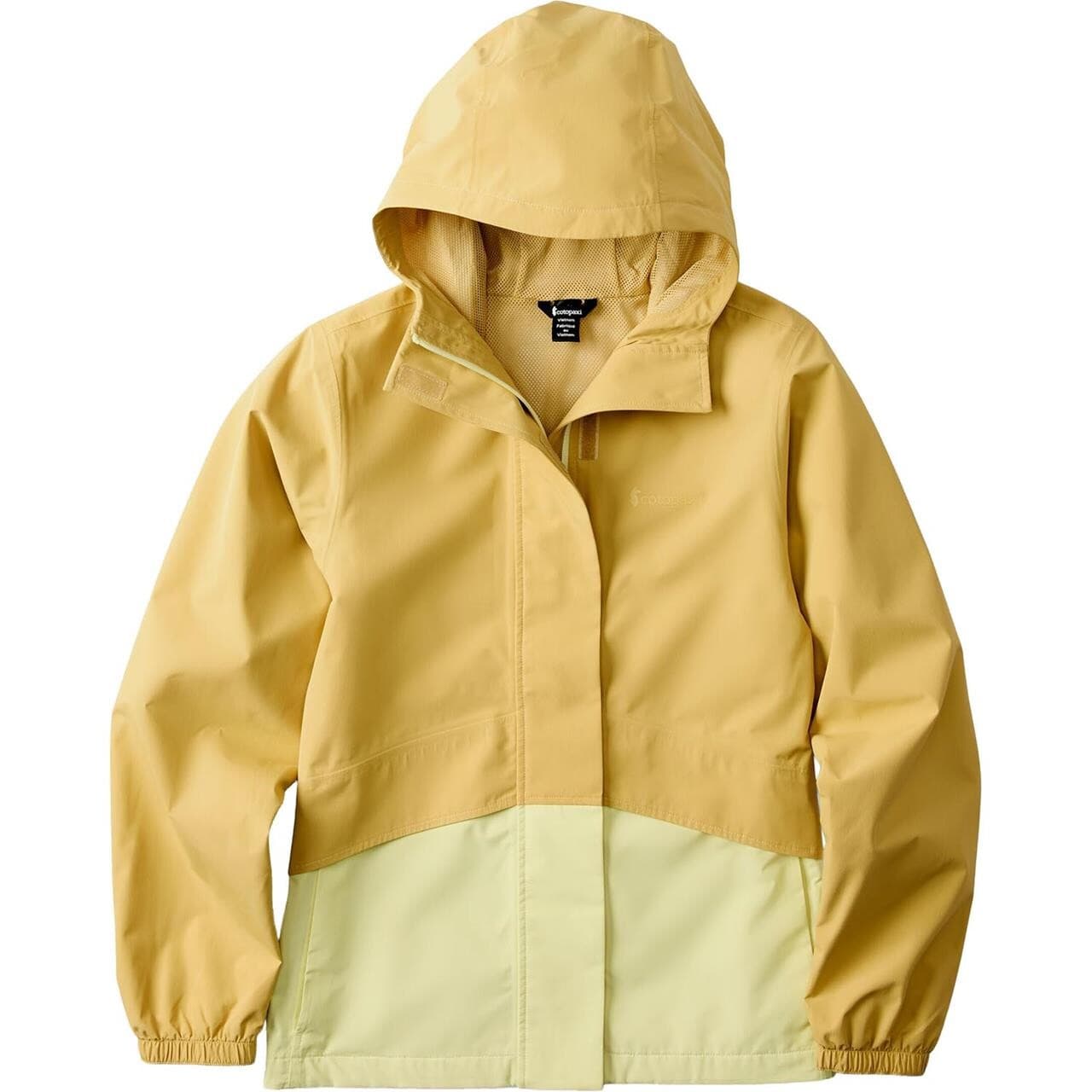 Cotopaxi Womens Rayu Rain Jacket (Orange (HUSK AND HONEYDEW) Small)