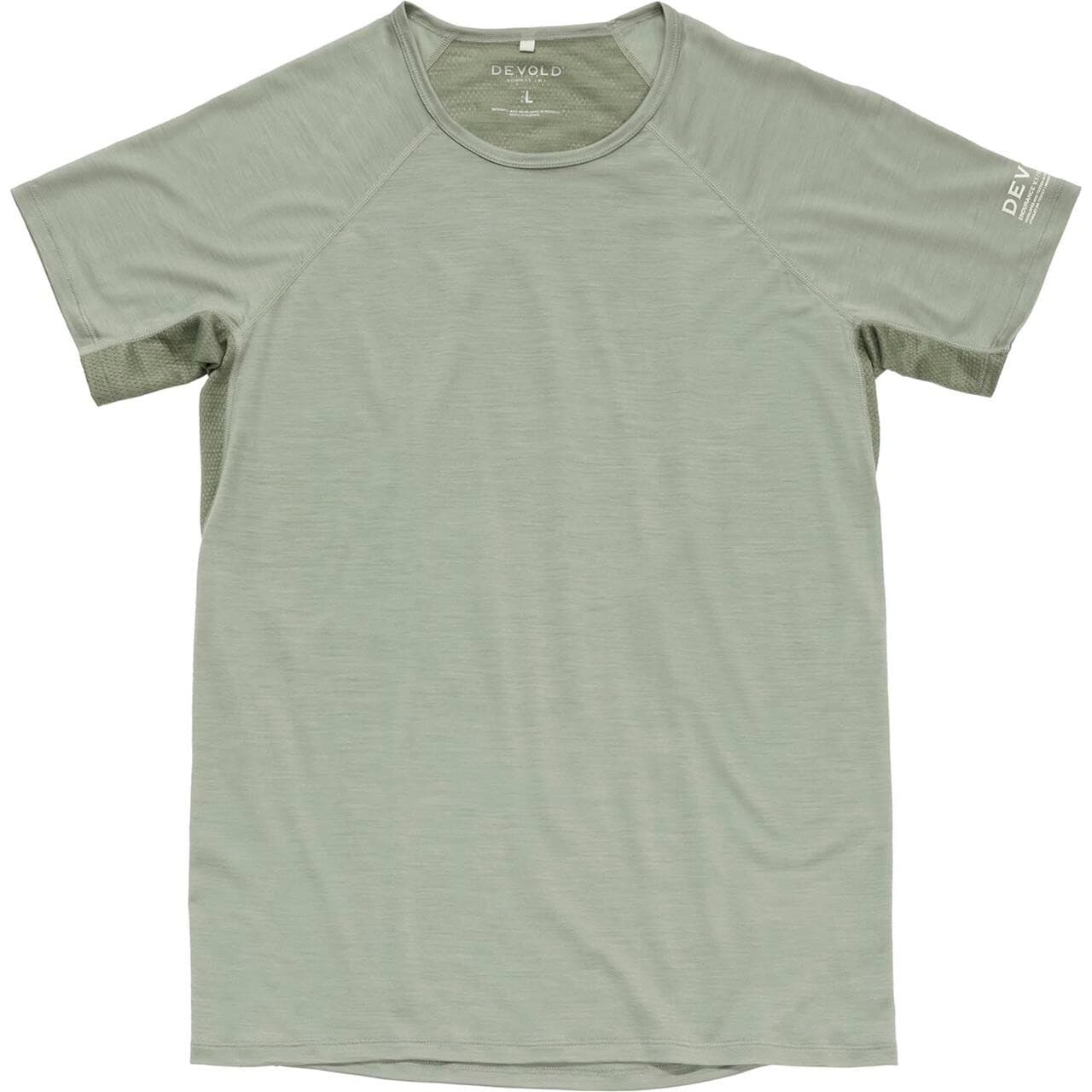 Devold Mens Endurance Merino 130 Tee (Grå (FOG) Medium)