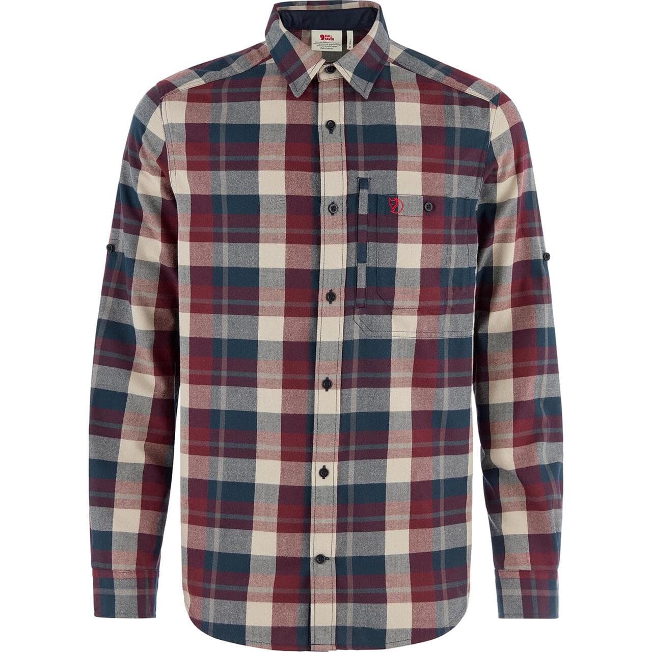 Fjällräven Mens Fjällglim Regular Shirt (Blå (DARK NAVY-MAROON/555-352) XX-large)