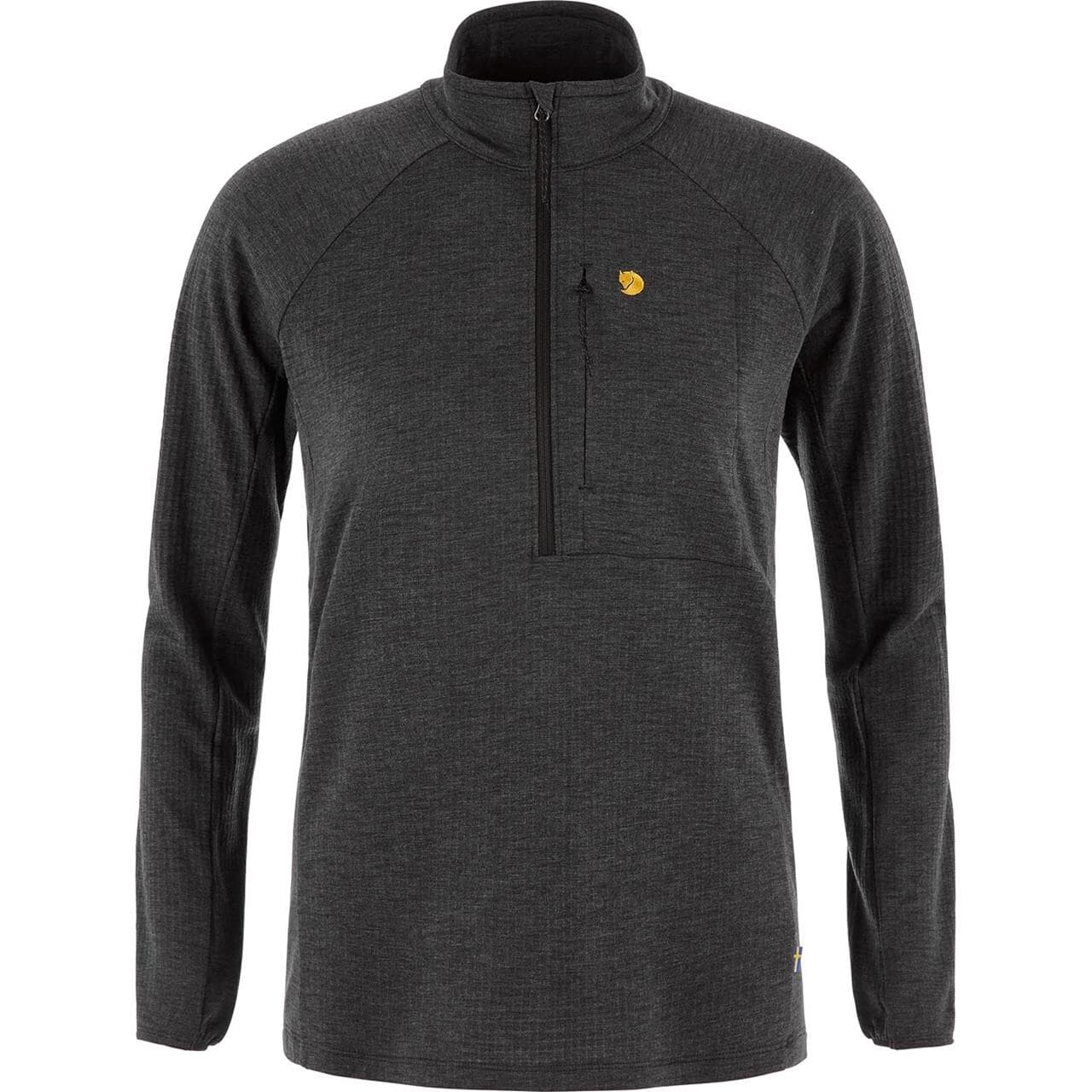 Fjällräven Womens Bergtagen Midlayer Half Zip (Sort (BLACK/550) X-small)
