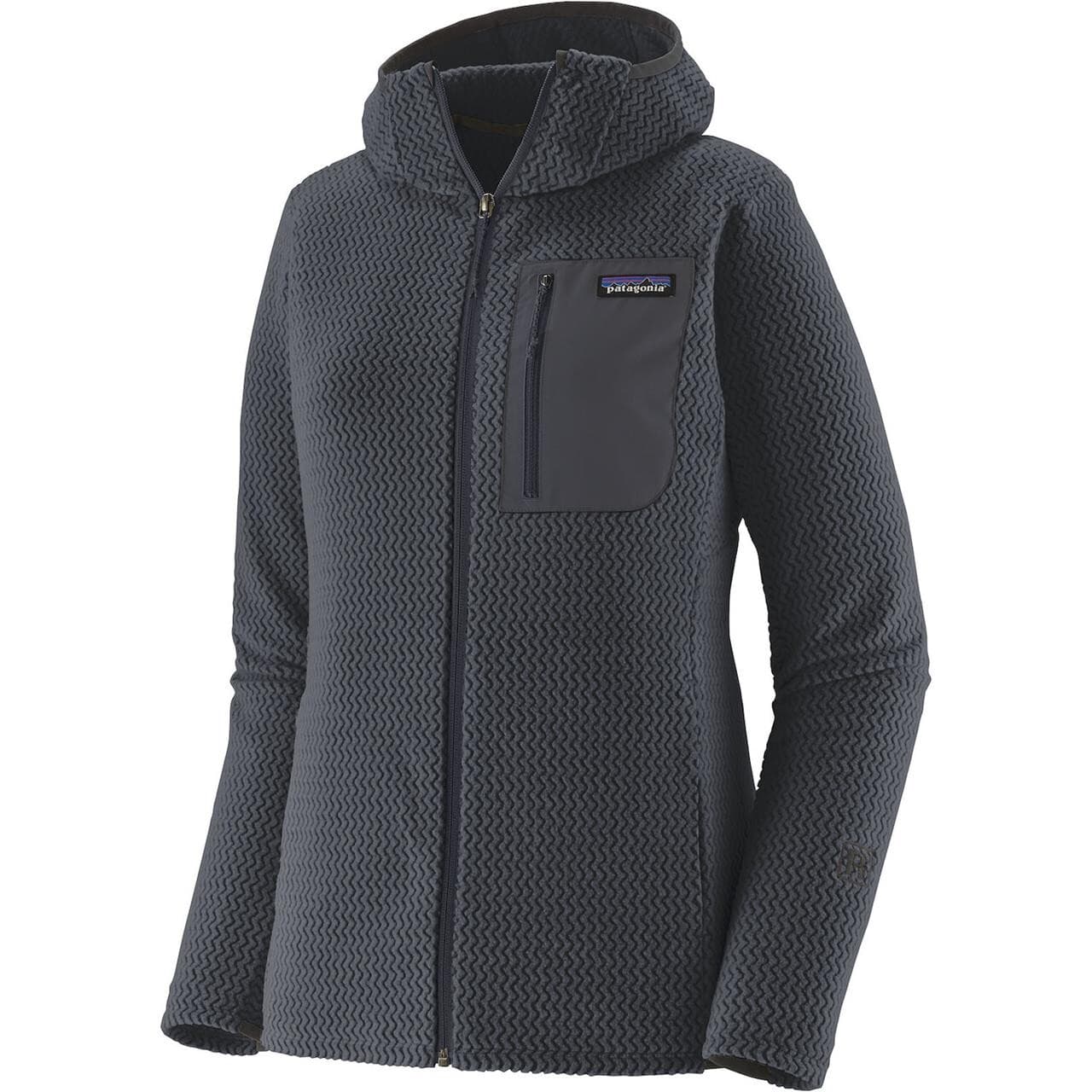 Patagonia Womens R1 Air Full-zip Hoody (Blå (SMOLDER BLUE) Small)