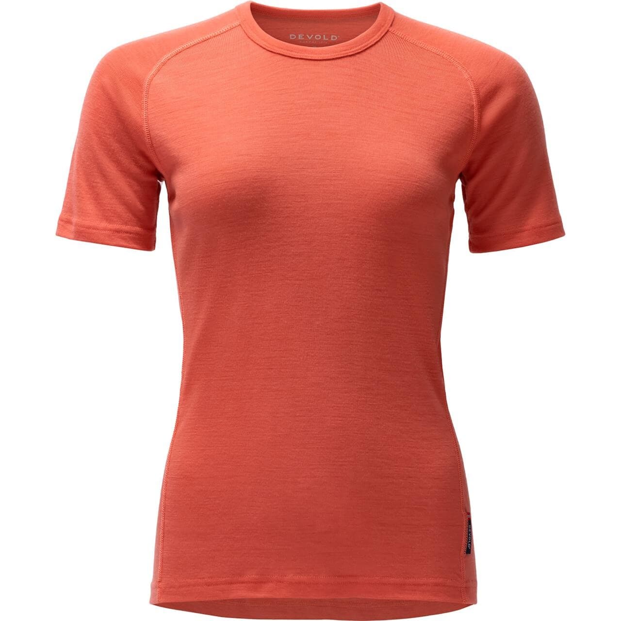 Devold Womens Adventure Merino 190 Tee (Rød (CORAL) X-small)