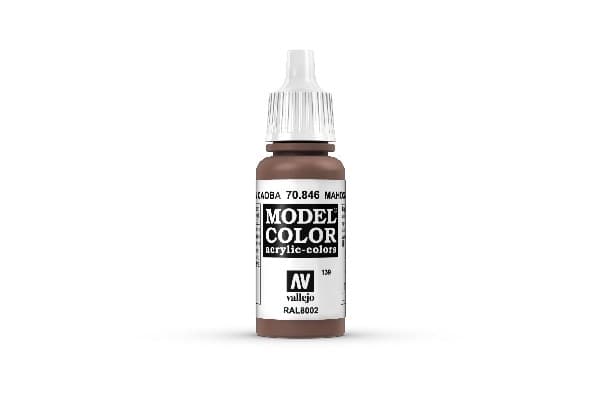 Vallejo Maling - Model Color: Mahogany Brown - 17ml