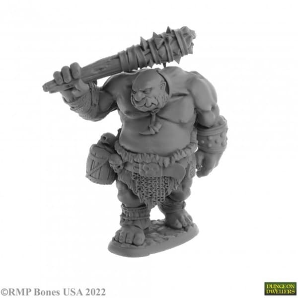 Reaper Bones USA Dungeon Dwellers: Ogre Guard - Plastic Miniature
