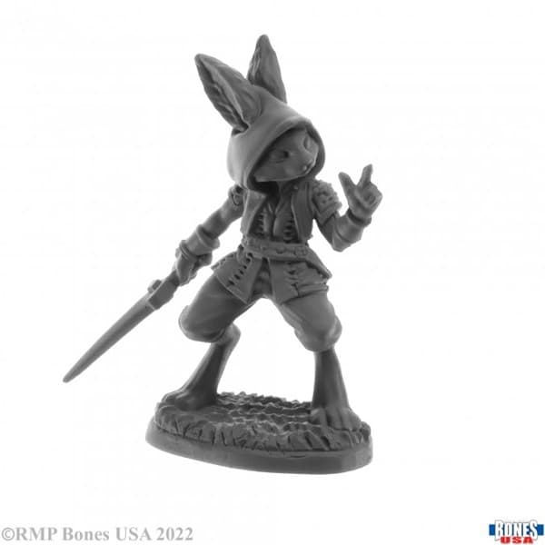 Reaper Bones USA Reaper Legends: Rask, Male Harefolk - Plastic Miniature