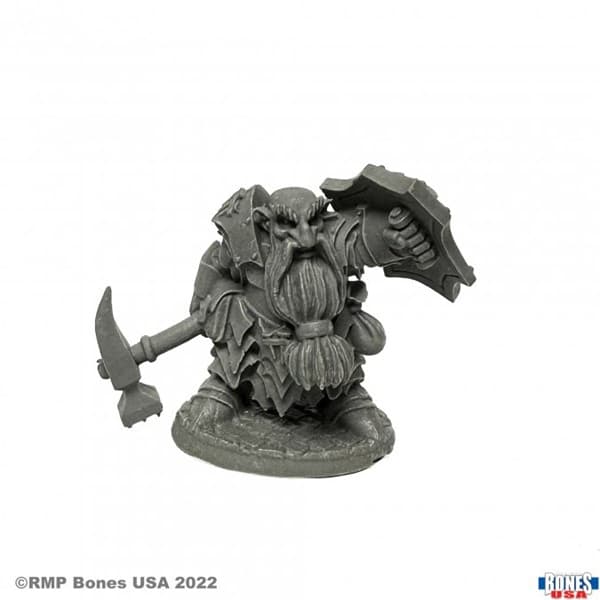 Reaper Bones USA Reaper Legends: Dark Dwarf Smiter - Plastic Miniature