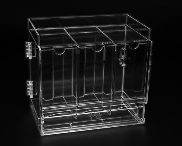 The Acrylic Box - Acrylic Case (Akrylkasse) - 3-Slot Booster - Acrylic Dispenser