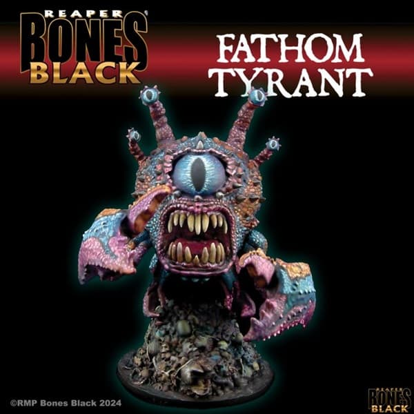Reaper Bones Black: Fathom Tyrant - Plastic Miniature Deluxe Boxed Set