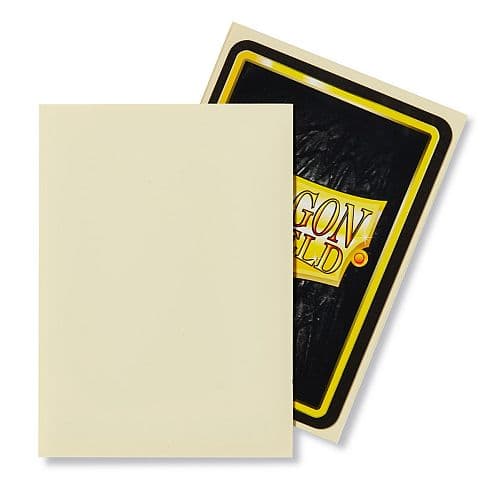Dragon Shield Deck Protectors - Classic Ivory - 60 stk. lommer i box. - Dragonshield - Sleeves #AT-10717