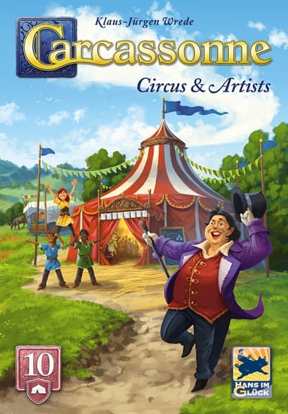 Carcassonne (Engelsk) - Udvidelse 10: Circus and Artists (2025)