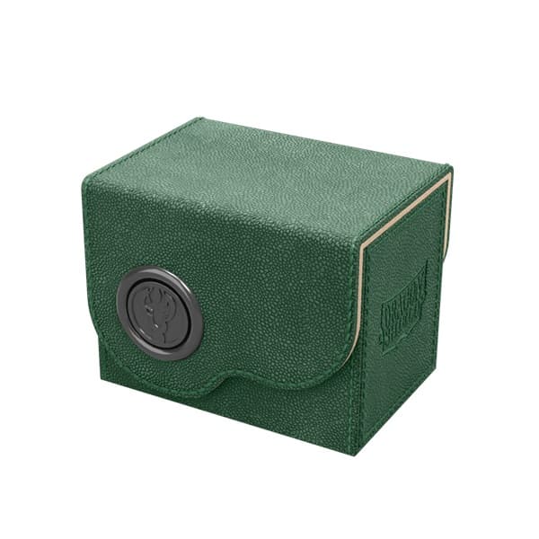 Dragon Shield: Dragon Lock System - Dragon Box 80+ - Green & Sand - Plads til 80+ kort i lommer - Dragonshield #AT-40811