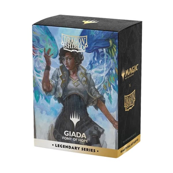 Dragon Shield Deck Protectors - Matte Dual Art Sleeves: Magic: The Gathering - Legendary Series: Giada, Font of Hope - 100 lommer - Dragonshield - Sleeves #AT-16540