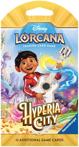 Disney Lorcana TCG: Set 14 - Hyperia City - Sleeved Booster Pack