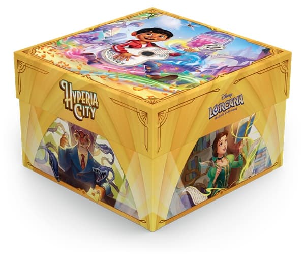Disney Lorcana TCG: Set 14 - Hyperia City - Illumineer's Trove (8 Booster Packs)