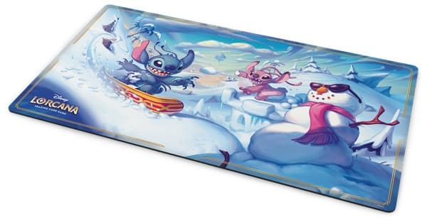Spillemåtte (Playmat) - Disney Lorcana TCG: Set 14 - Hyperia City: Stitch and Angel in Winterspell