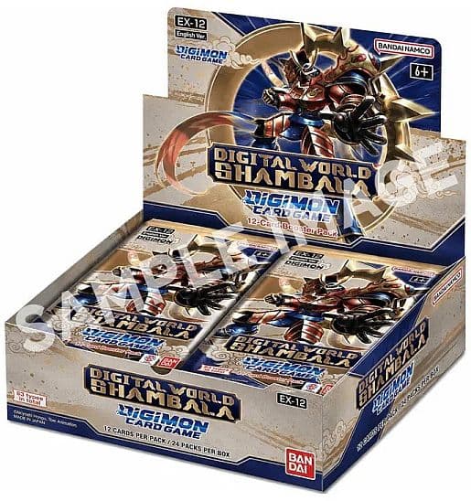 Digimon Card Game - EX12: Digital World Shambala - Booster Box (Display, 24 Packs)