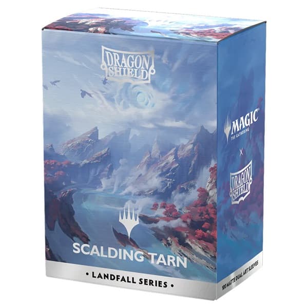 Dragon Shield Deck Protectors - License Sleeves: Magic: The Gathering - Landfall Series: Scalding Tarn - 100 lommer - Dragonshield - Sleeves #AT-16503
