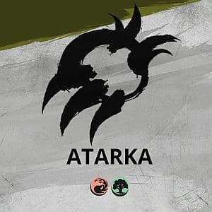 Dragons of Tarkir Prerelease Pack (Pre-Release Box): Atarka - 6 Boosters + Promo & Spindown Terning