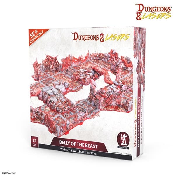 Dungeons & Lasers - Terrain: Belly of the Beast