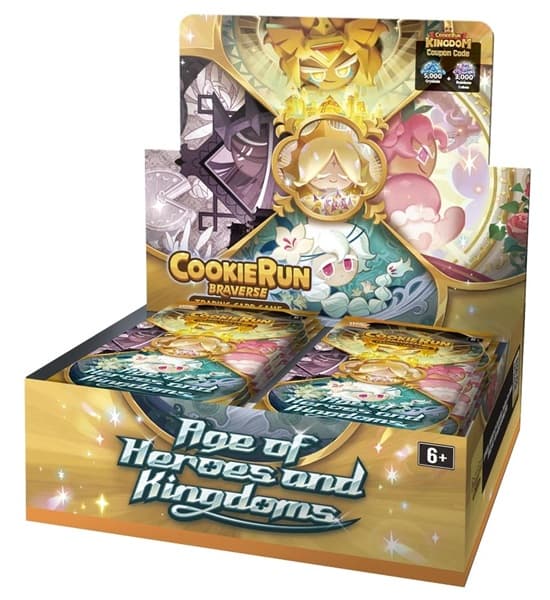 CookieRun: Braverse TCG: Age of Heroes and Kingdoms - Booster Box (Display, 28 Packs)