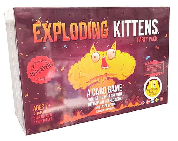 Exploding Kittens (Dansk & Engelsk) - Party Pack Edition