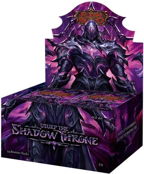 Flesh and Blood TCG: Usurp the Shadow Throne - Booster Display (Box, 24 Packs)
