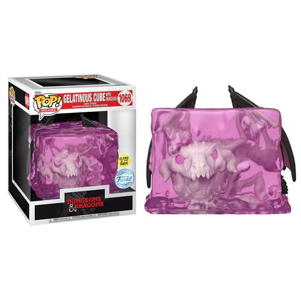 Funko Pop: Dungeons and Dragons (D&D) - Gelatinous Cube with Dracolich (Exclusive Edition) #1069 - Animation Vinyl Figure 9cm