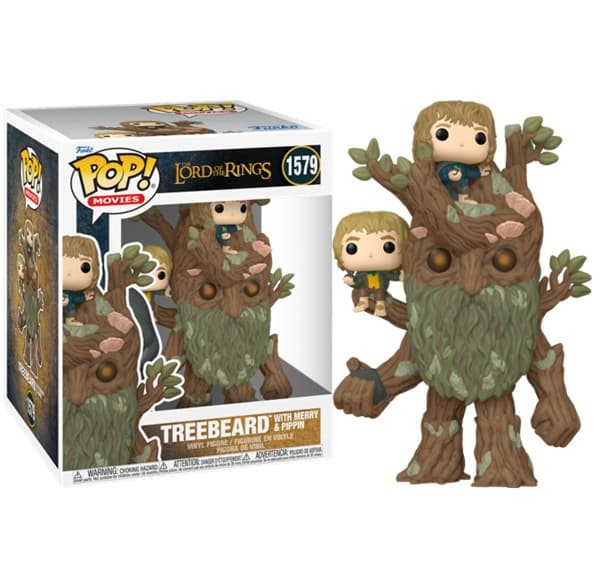 Funko Pop: The Lord Of The Rings - Treebeard with Merry & Pippin #1579 - Vinyl Figure 15cm