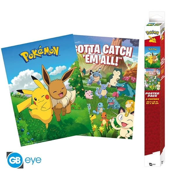Pokémon - Pikachu - Poster/Plakat 52x38cm