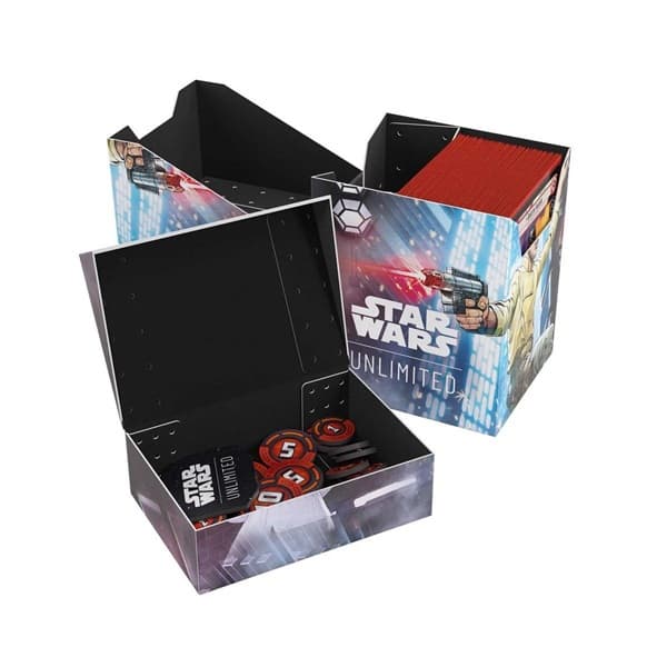 Gamegenic - Deck Box: Star Wars: Unlimited - Set 6: Secrets of Power - Soft Crate - Cassian/Dedra