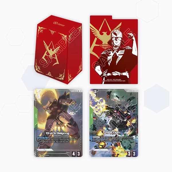 Gundam Card Game: DC02 - Official Deck Case 02 (Deckboks/Deck Box + Promokort)