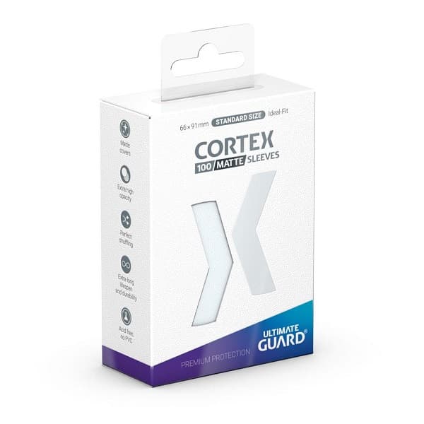 Ultimate Guard - Cortex Sleeves (Kortlommer) - Standard Size Matte Transparent (100 Sleeves)