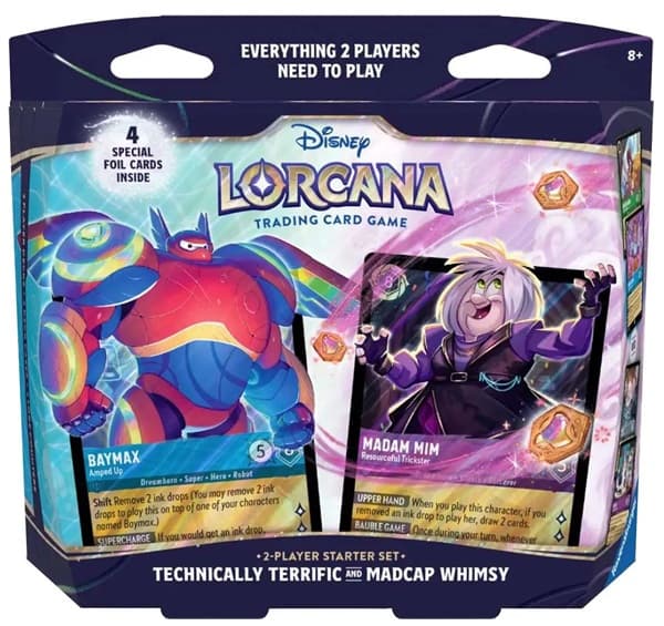 Disney Lorcana TCG: Set 14 - Hyperia City - Two-Player Starter Set (2 Decks + Guide)