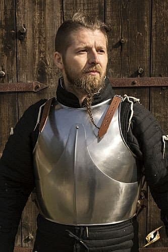 Milanese Armour Epic Armoury Polished Steel - Large Live Rollespil