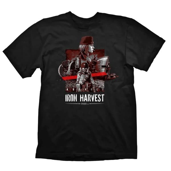 T-Shirt - Iron Harvest: Rusviet - Black - Size: Small (S)