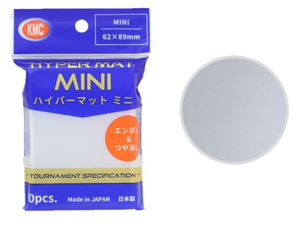 60 lommer! KMC - Hyper Mat Mini Clear - Sleeves (62x89mm)