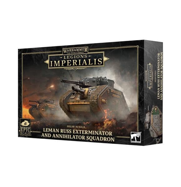 Legions Imperialis - Solar Auxilia - Leman Russ Exterminator and Annihilator Squadron - 99122605012