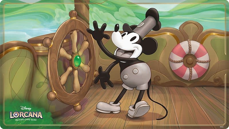 Spillemåtte (Playmat) - Disney Lorcana TCG: Mickey Mouse - Steamboat Pilot