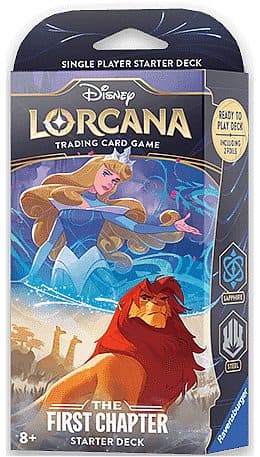 Disney Lorcana TCG: Set 01 - The First Chapter - Starter Deck: Sapphire/Steel (Aurora & Simba)