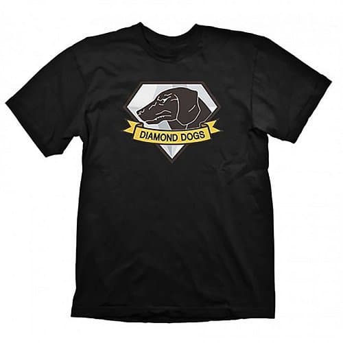 T-Shirt - Metal Gear Solid 5 - Diamond Dogs Logo T-Shirt - s *Udsalg*