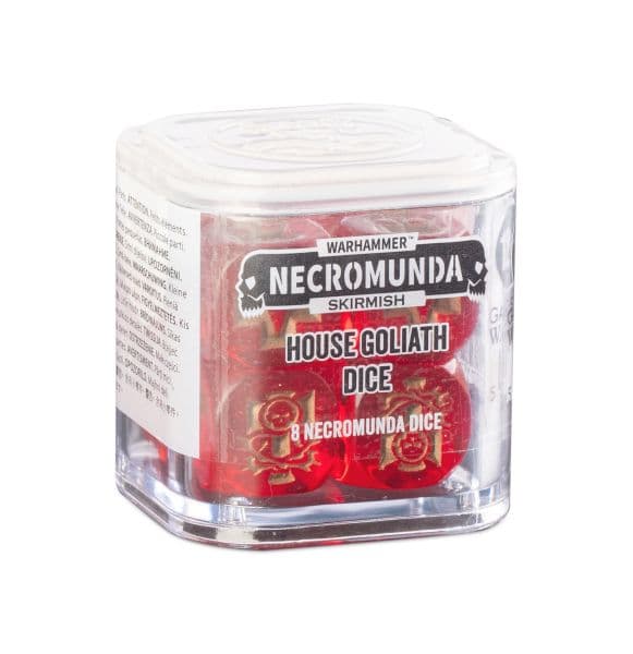 Necromunda: Skirmish: Dice Set - House Goliath Dice (Terninger) - 99220599039