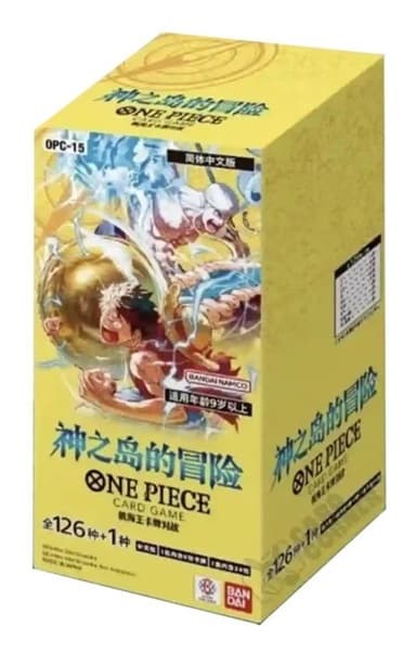 One Piece Card Game: JAPANSK/JAPANESE OP15 Adventure on Kami's Island - Booster Display (Box med 24 Pakker)