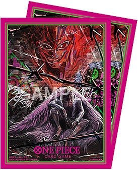 70 lommer! One Piece Card Game - Official Sleeves Store Edition Vol.4: Ver. 2 - Donquixote Doflamengo - Deck Protector Sleeves